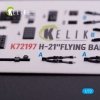 Kelik K72197 H-21 Flying Banana - interior 3D decals for Italeri kit (1/72)